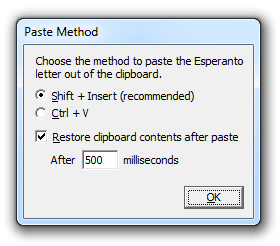 Paste Method